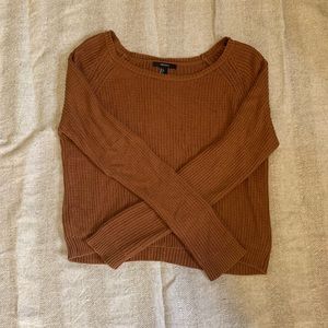 burnt orange sweater ✨